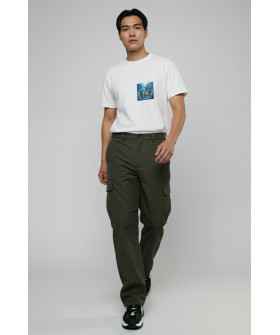 Футболка Akiba93 чоловіча біла з аніме принтом