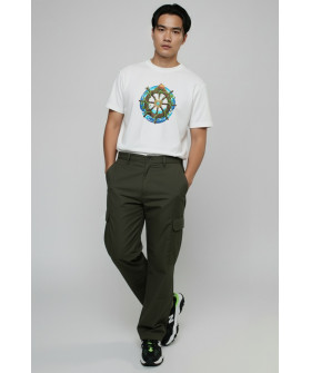 Футболка Akiba93 чоловіча біла з аніме принтом