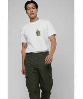 Футболка Akiba93 чоловіча біла з аніме принтом