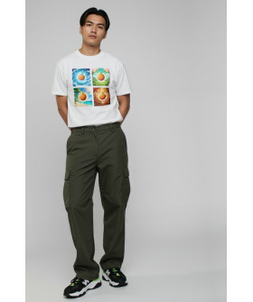 Футболка Akiba93 чоловіча біла з аніме принтом