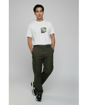 Футболка Akiba93 чоловіча біла з аніме принтом