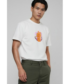 Футболка Akiba93 чоловіча біла з аніме принтом