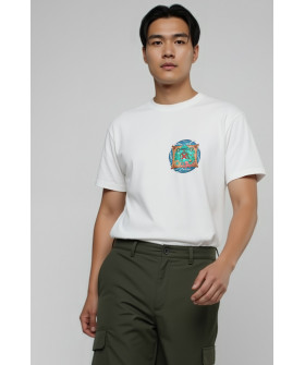 Футболка Akiba93 чоловіча біла з аніме принтом