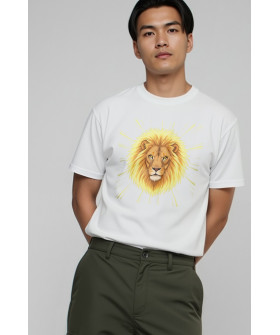 Футболка Akiba93 чоловіча біла з аніме принтом