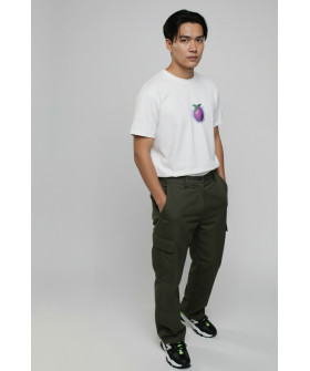 Футболка Akiba93 чоловіча біла з аніме принтом