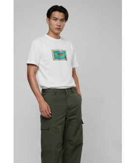 Футболка Akiba93 чоловіча біла з аніме принтом