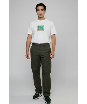 Футболка Akiba93 чоловіча біла з аніме принтом