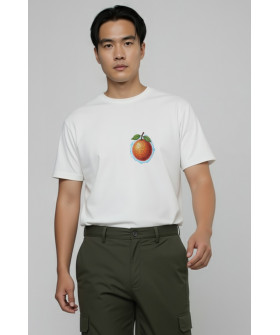 Футболка Akiba93 чоловіча біла з аніме принтом