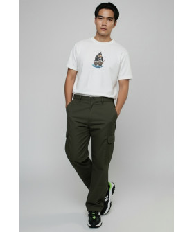 Футболка Akiba93 чоловіча біла з аніме принтом