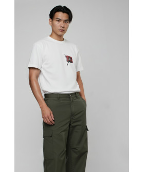 Футболка Akiba93 чоловіча біла з аніме принтом