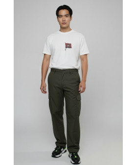 Футболка Akiba93 чоловіча біла з аніме принтом