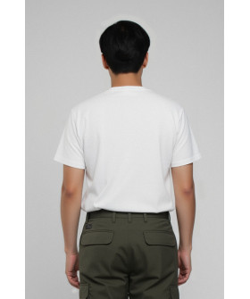 Akiba93 men's white T-shirt with anime print