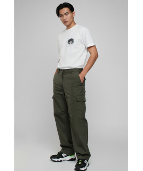 Akiba93 men's white T-shirt with anime print