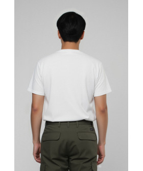 Akiba93 men's white T-shirt with anime print