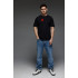 Aspirine men's black T-shirt "Love on/off"