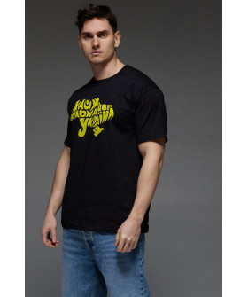 Aspirine men's black patriotic T-shirt "Long live free Ukraine"