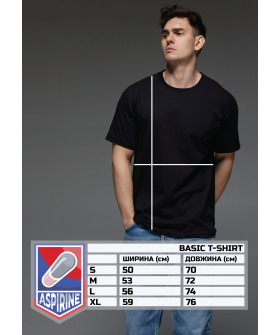 Aspirine men's black patriotic T-shirt "Don't let yourself be broken"