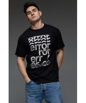 Aspirine men's black T-shirt "Error"