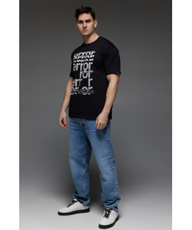 Aspirine men's black T-shirt "Error"