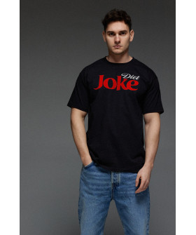 Aspirine men's black T-shirt "Diet Joke"