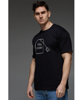 T-shirt Aspirine men's black "Tea shirt"