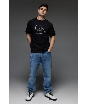 T-shirt Aspirine men's black "Tea shirt"