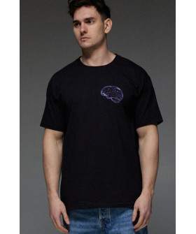 Aspirine men's T-shirt black "Brain"