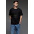 Aspirine men's black T-shirt "Piano"