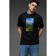 Aspirine men's black patriotic T-shirt "Ukraine"