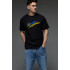 Aspirine men's black patriotic T-shirt 