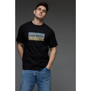 Aspirine men's black patriotic T-shirt "mood: VICTORY"