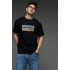 Aspirine men's black patriotic T-shirt "mood: VICTORY"