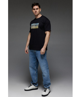 Aspirine men's black patriotic T-shirt "mood: VICTORY"