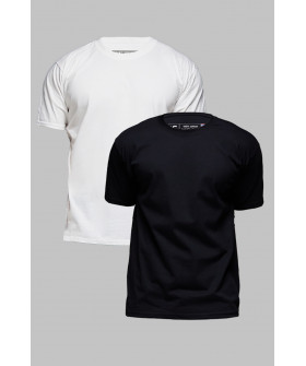 Aspirine pack men's T-shirt set white, black 2pcs