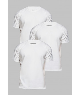 Aspirine pack men's T-shirt set white 3pcs