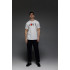 Aspirine men's T-shirt white print "Love on/off"