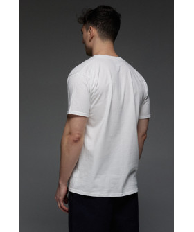 Aspirine men's T-shirt white print "Antique"