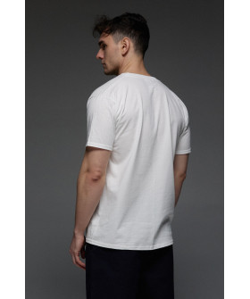 Aspirine men's T-shirt white print "Patriot"