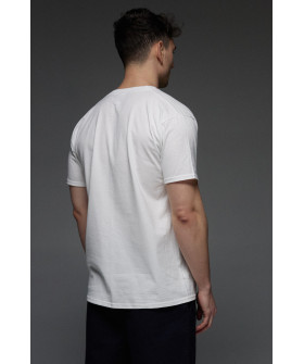 Aspirine men's white patriotic T-shirt "Flag"