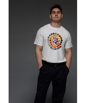 Aspirine men's white T-shirt "Space"