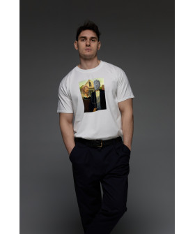 Aspirine men's white T-shirt "Art"