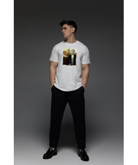 Aspirine men's white T-shirt "Art"