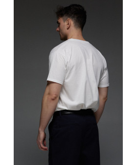 Aspirine men's white patriotic T-shirt "Ukraine"