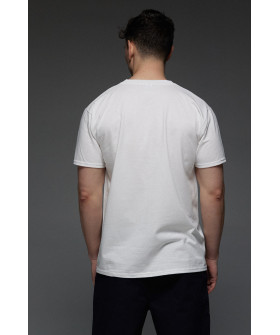 Aspirine men's white patriotic T-shirt 