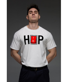 Aspirine men's white T-shirt "HIP/HOP"