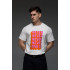 Aspirine men's white T-shirt "Never give up"