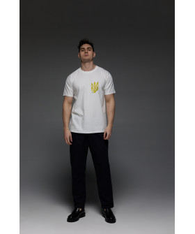 Aspirine men's white patriotic T-shirt 