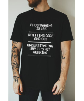 T-shirt Ctrl+ "Programming is..."