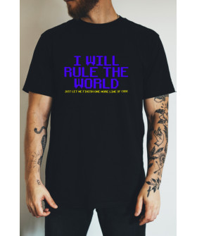 T-shirt Ctrl+ "I will rule the world..."