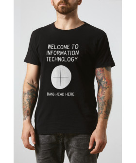 T-shirt Ctrl+ "Welcome to information technology"